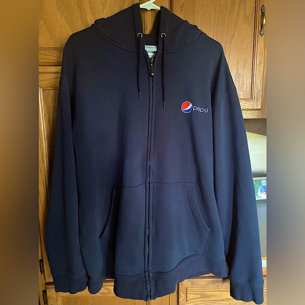 Men’s Black Wearguard (Aramark) 2X Official Pepsi Zip Hoodie